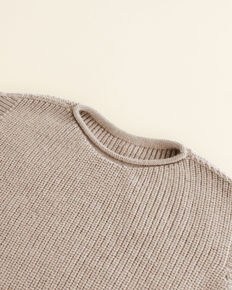 Hvid vest Harvey kids - Sand