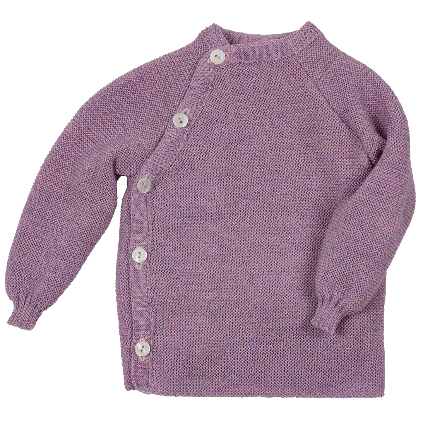 Reiff merino wollen wikkelvestje lilac - de Wevershoek