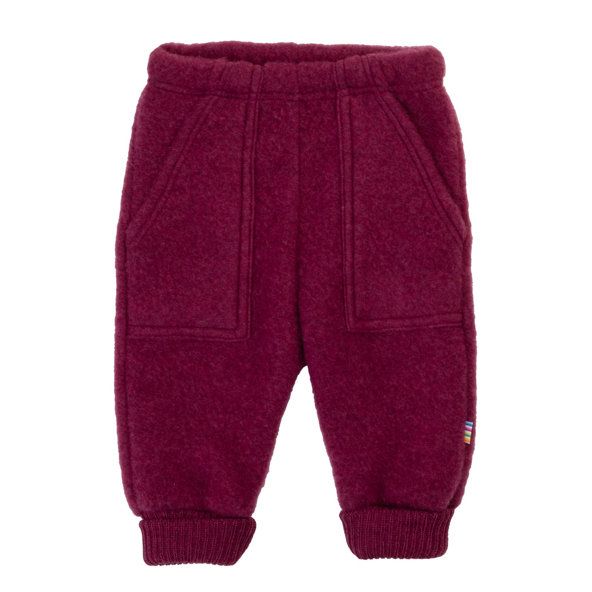 Joha wolfleece baggy broekje - Wine Melange