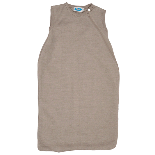 Reiff merino terry wol/zijde mouwloze slaapzak savanne - de Wevershoek