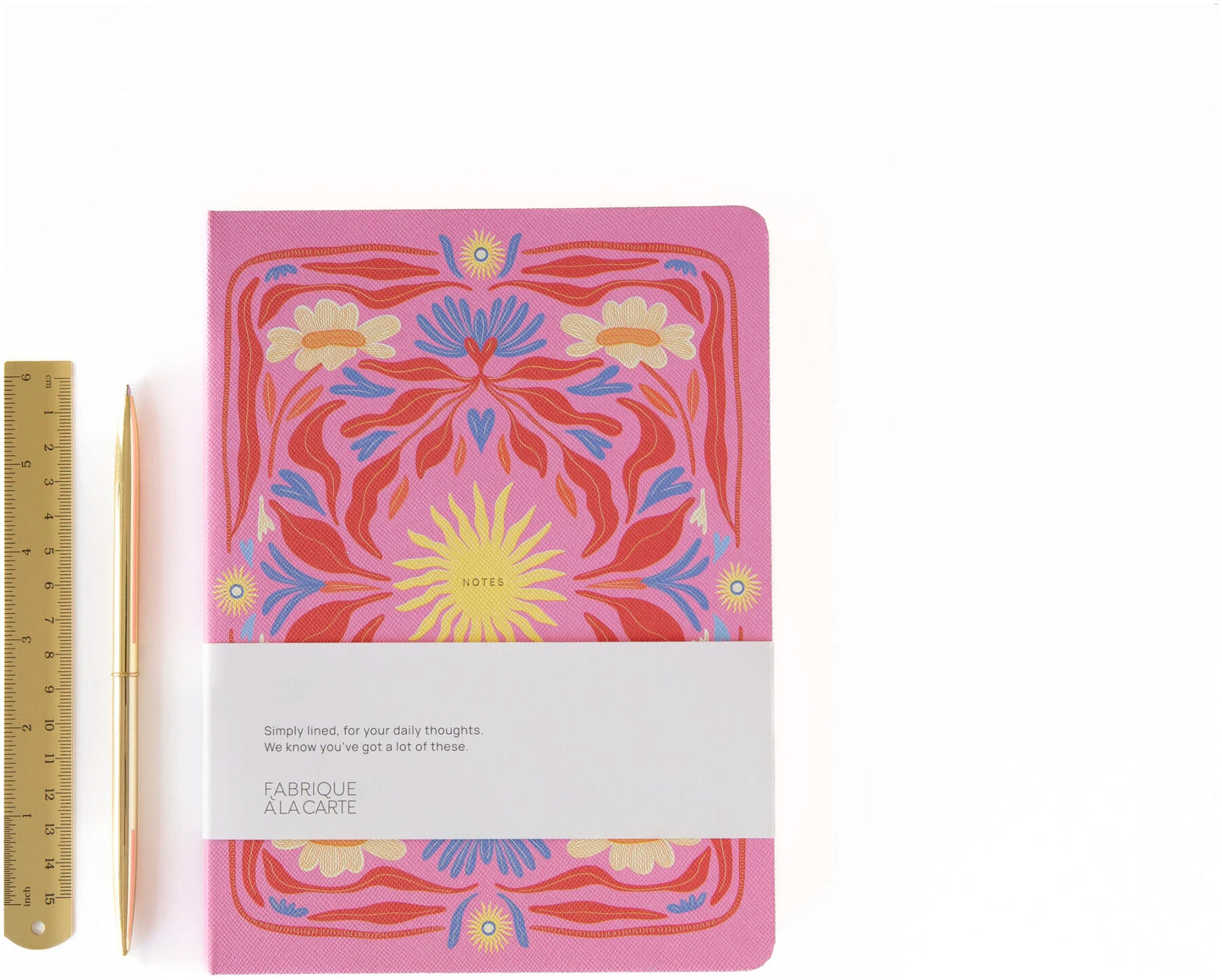 A-Journal Fabrique Notebook - Sun Pink