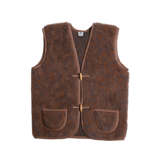 Alwero bodywarmer Alpen Junior - Panther camello