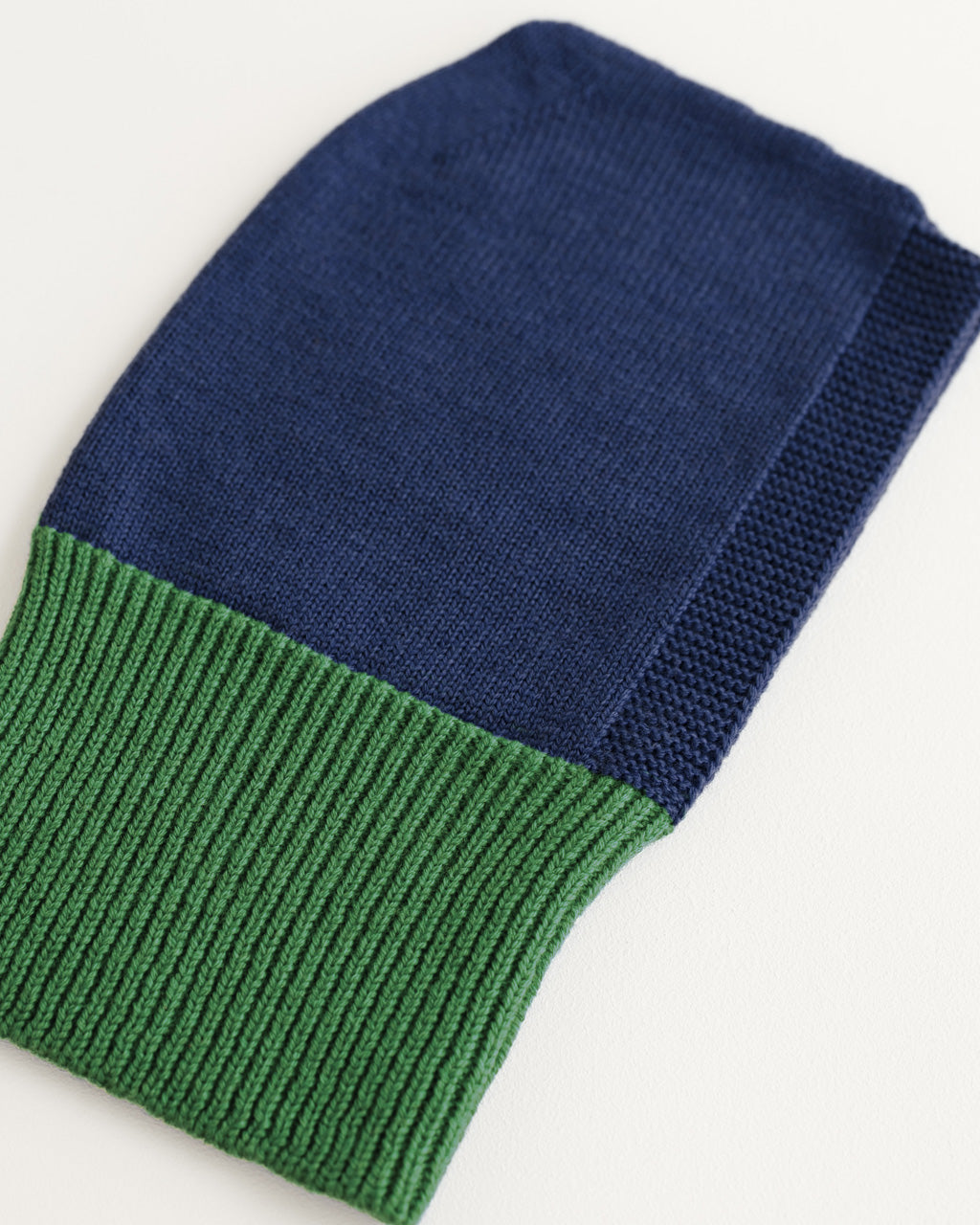 Hvid balaclava Eddy - Blue / Grass