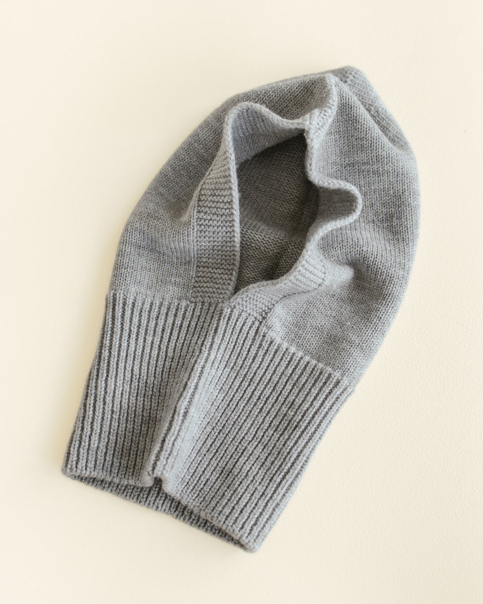 Hvid balaclava Eddy - Grey Melange
