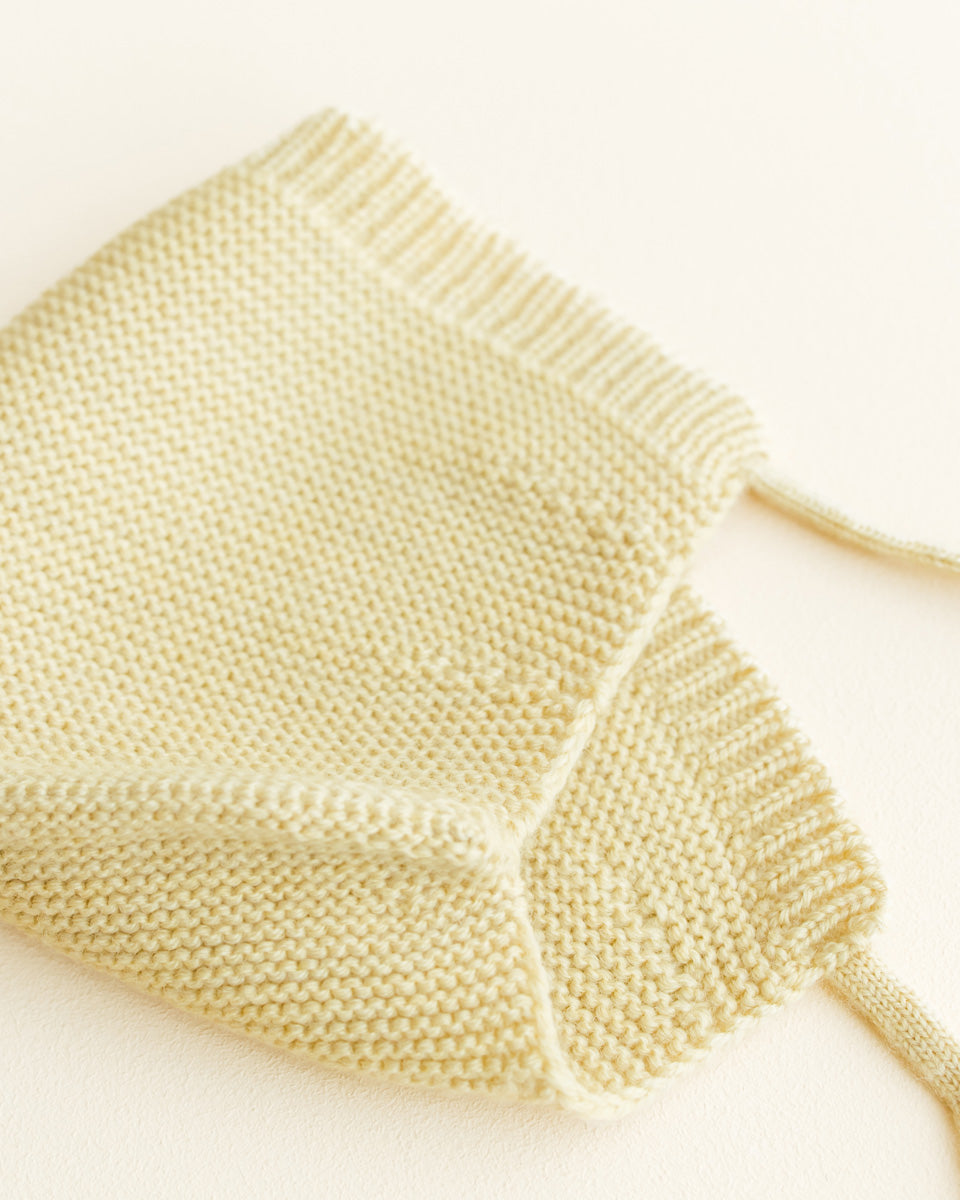 Hvid bow hat Dolly - Light Yellow