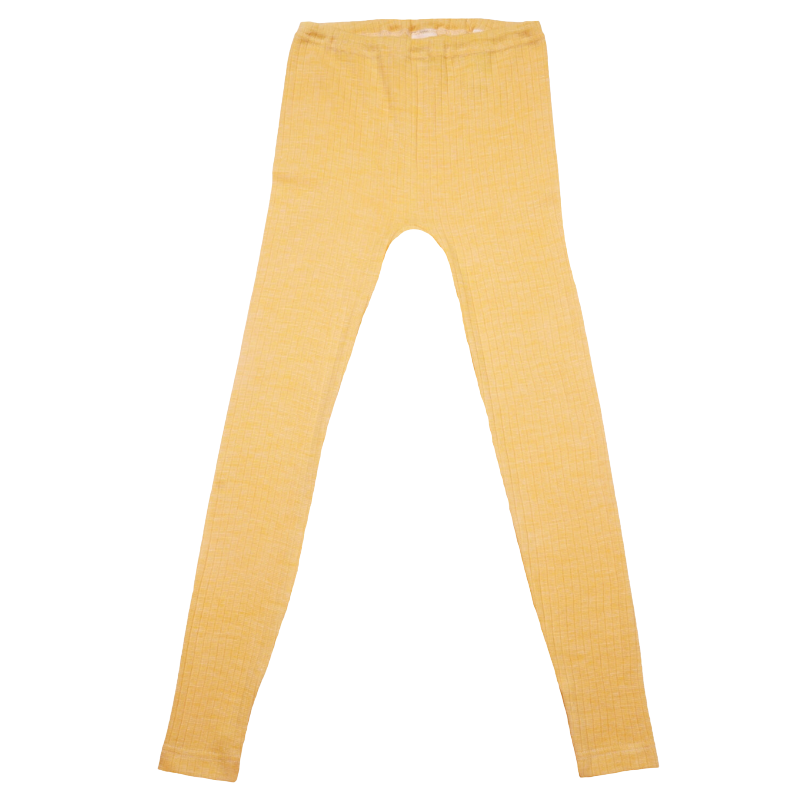 Cosilana wool/silk/cotton leggings - Yellow