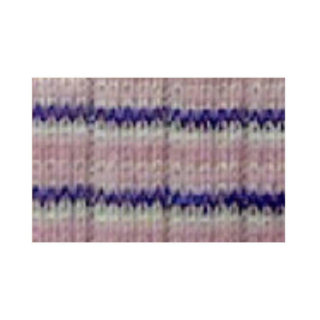 Cosilana wol/zijde/katoen legging - Pink / Plum / Natural