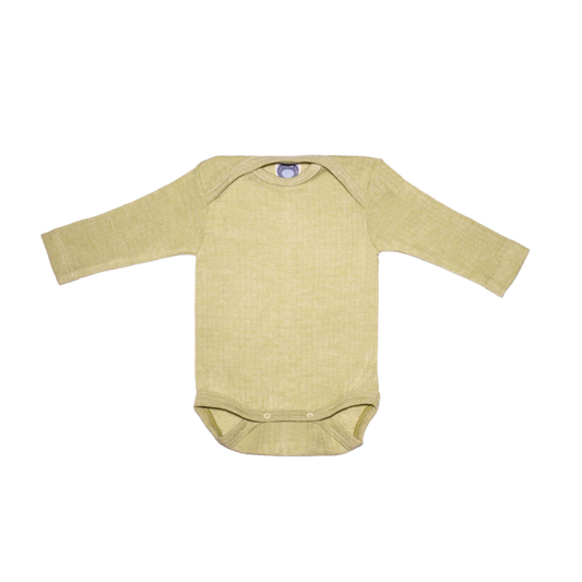 Cosilana wol/zijde/katoen romper - Groen