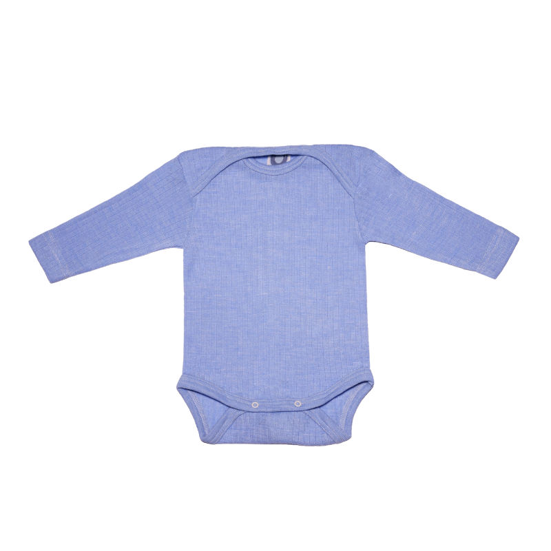 Cosilana wol/zijde/katoen romper - Blauw