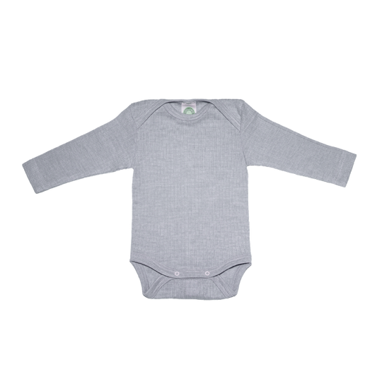 Cosilana wol/zijde/katoen romper - Grijs