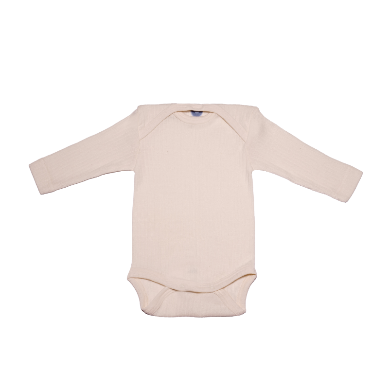 Cosilana wol/zijde/katoen romper - Nature