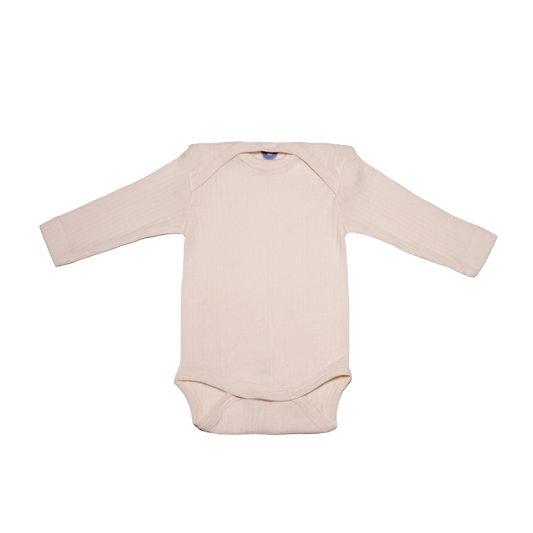 Cosilana wol/zijde/katoen romper - Nature