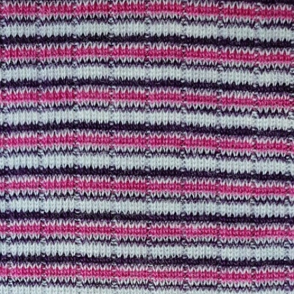 Cosilana wol/zijde/katoen romper - Plum / Pink / Natural