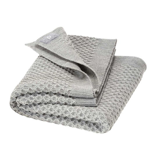 Disana wollen honeycomb deken - Grey