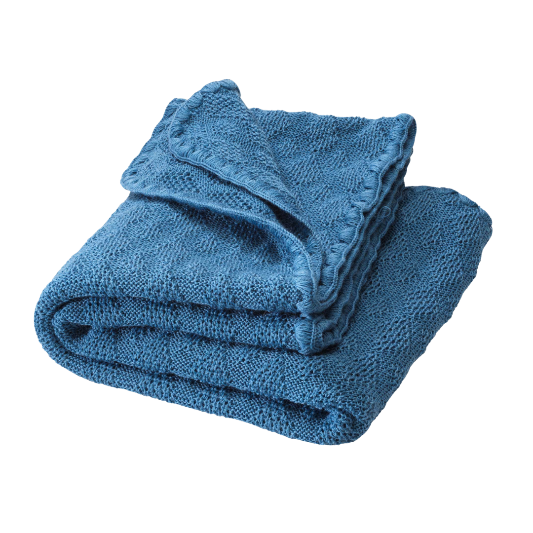 Disana wollen babydeken - Dove Blue
