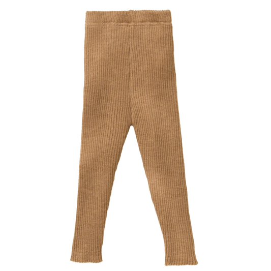 Disana gebreide wollen legging AW25/26 - Caramel