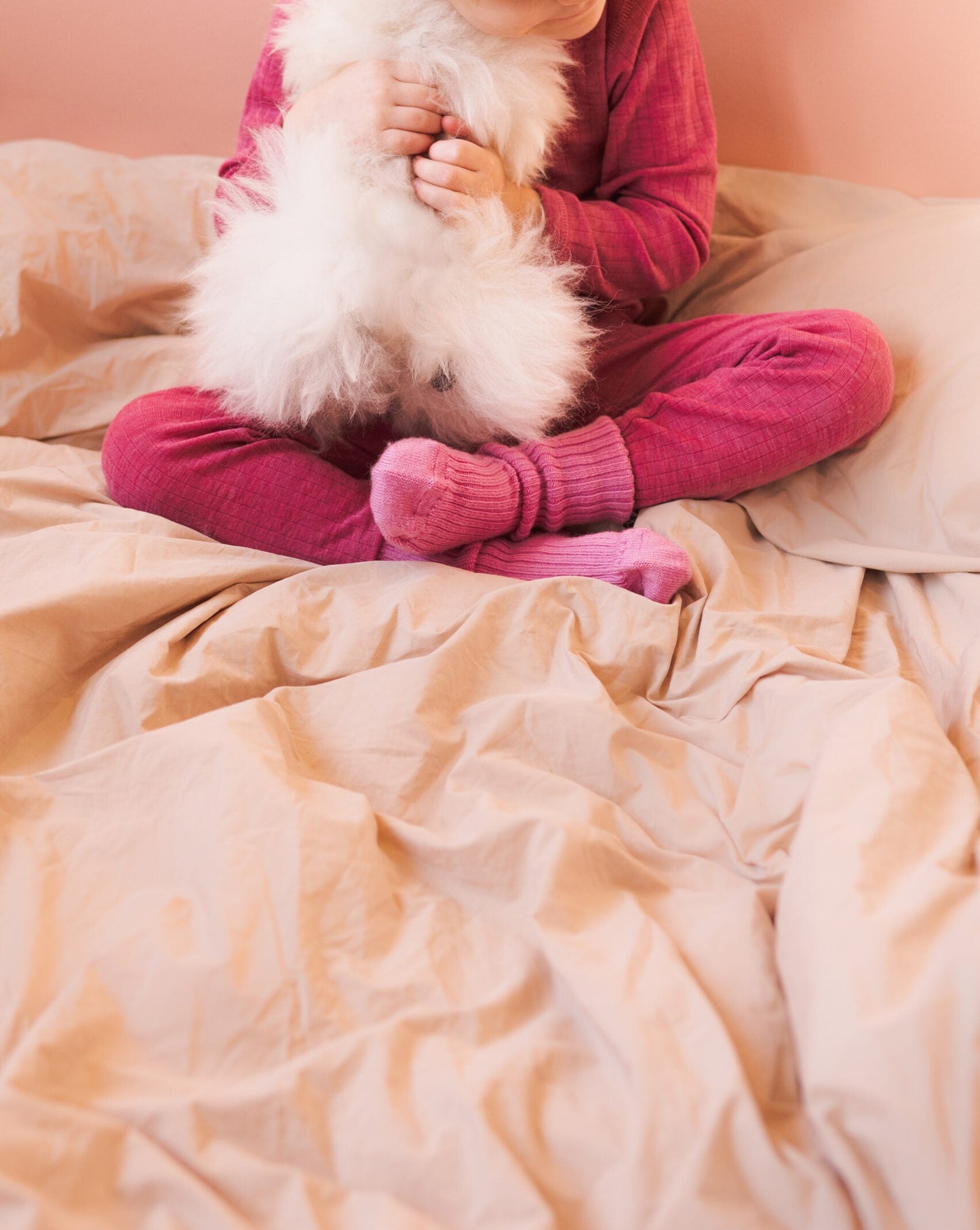 Joha wollen sokken - Pink