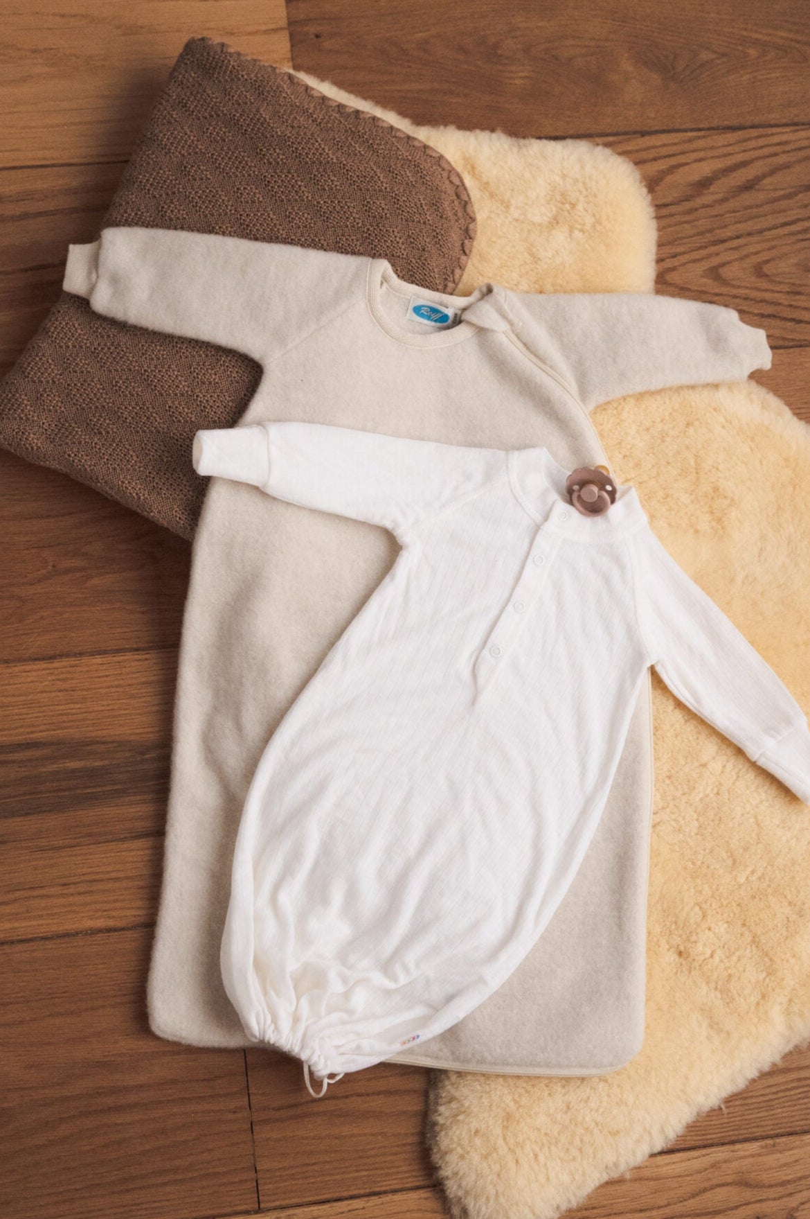 Reiff wolfleece slaapzak met mouwen – Nature