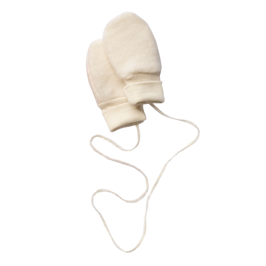 Engel Natur wolfleece baby wantjes - Natural