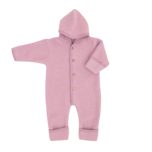 Engel Natur wolfleece overall - Rosewood melange