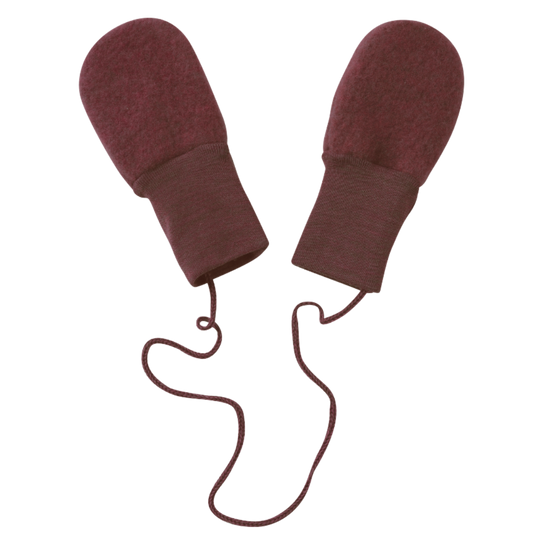 Engel Natur wolfleece baby wantjes - Cinnamon Melange