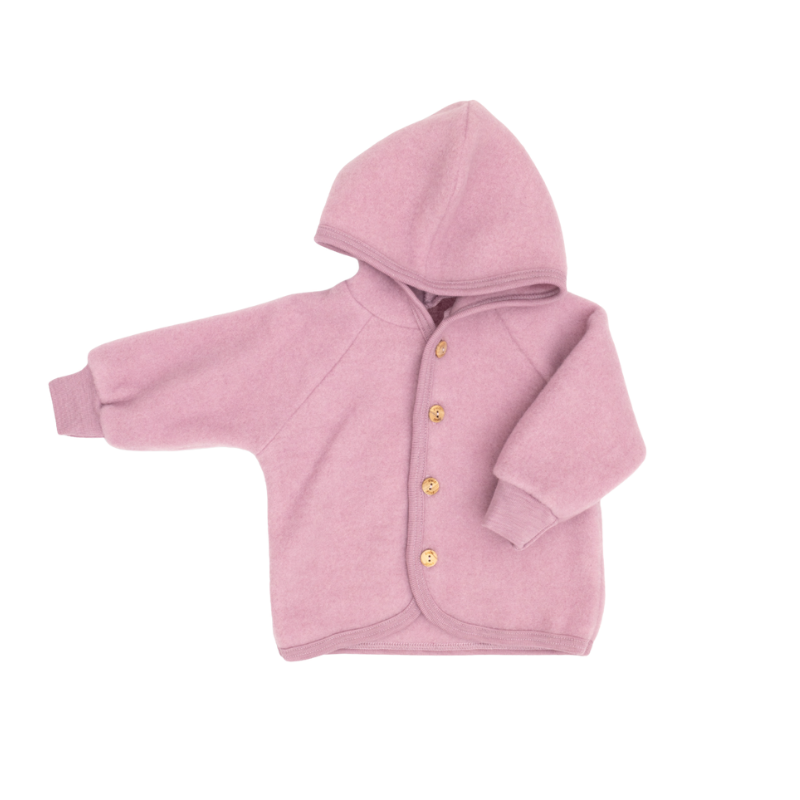 Engel Natur wolfleece jasje - Rosewood melange