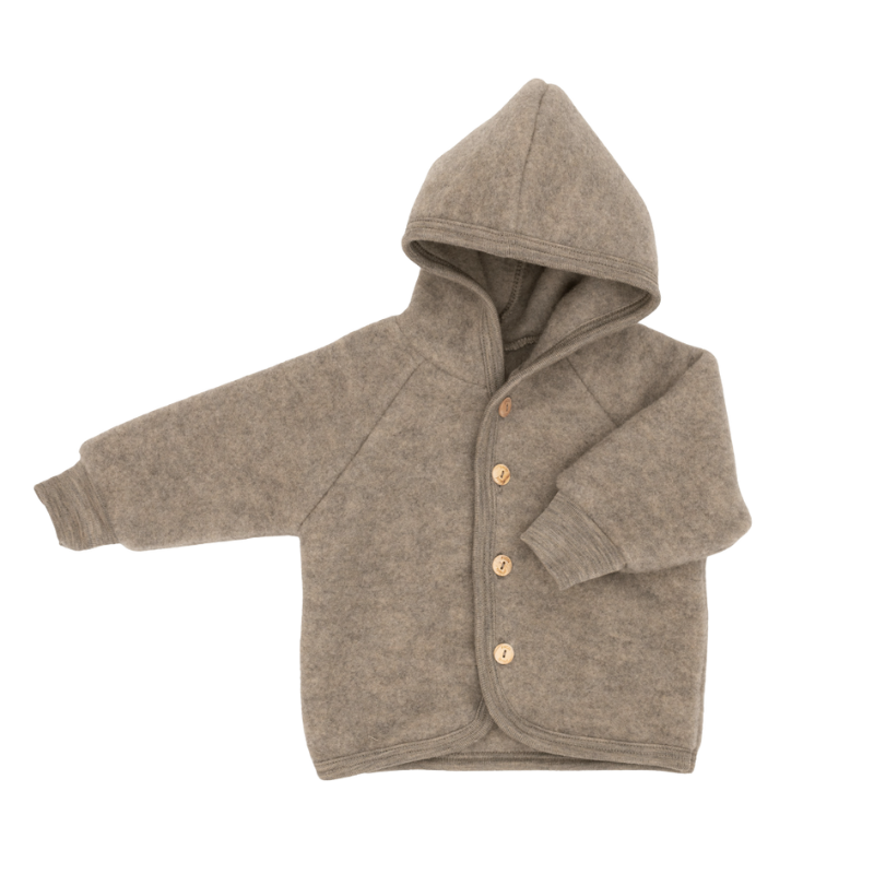 Engel Natur wolfleece jasje - Walnut melange