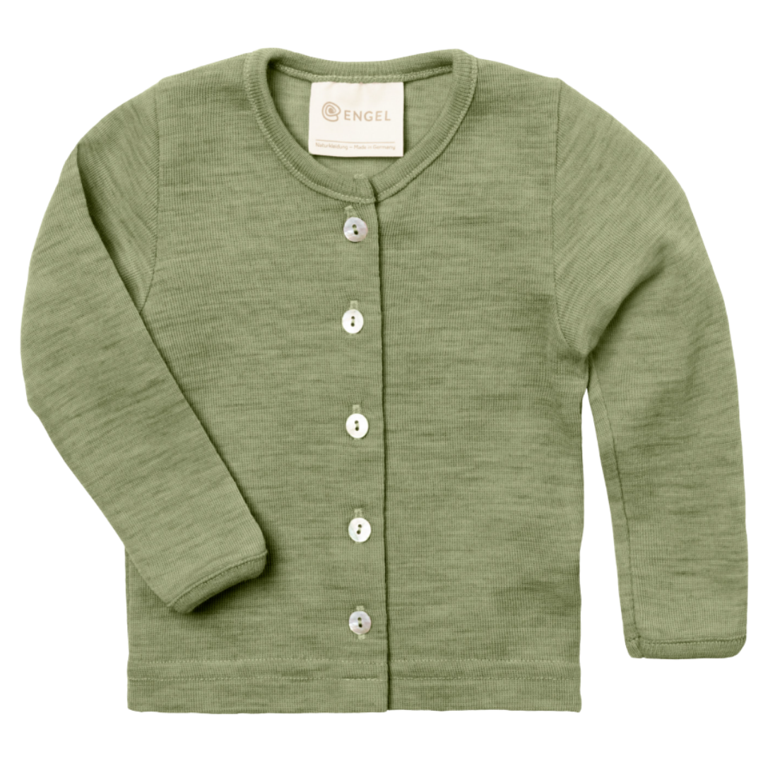 Engel Natur wollen vestje - Sage Green