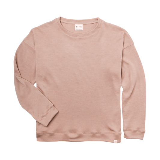 Engel Natur wol/zijde sweater volwassenen - Dusty Rose