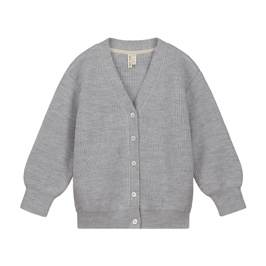 Gray Label gebreid wollen kindervest - Grey Melange
