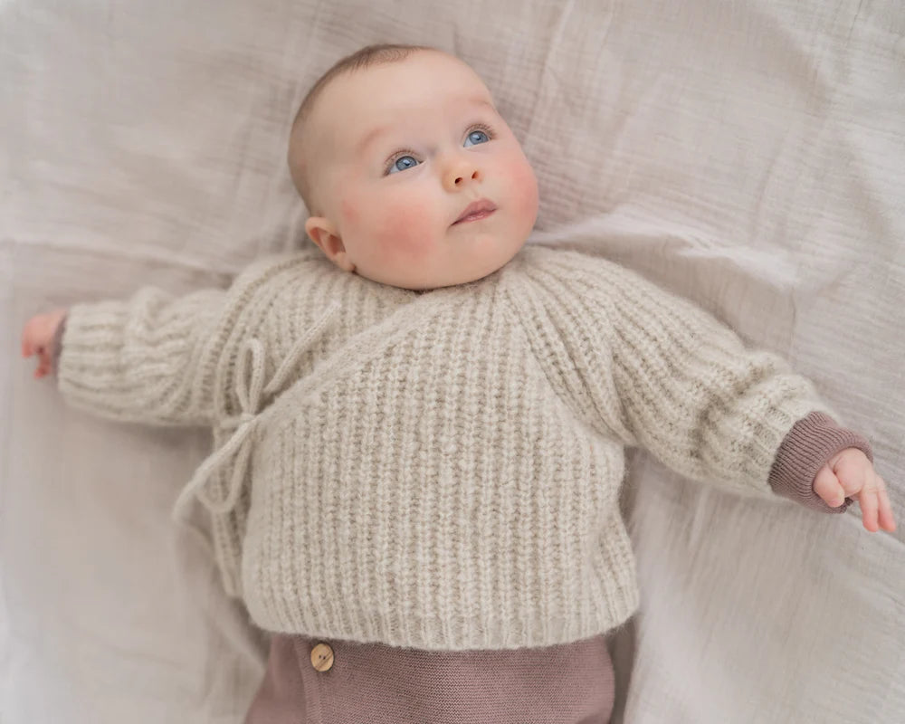 HALFEN alpaca baby wikkelvestje - Beige