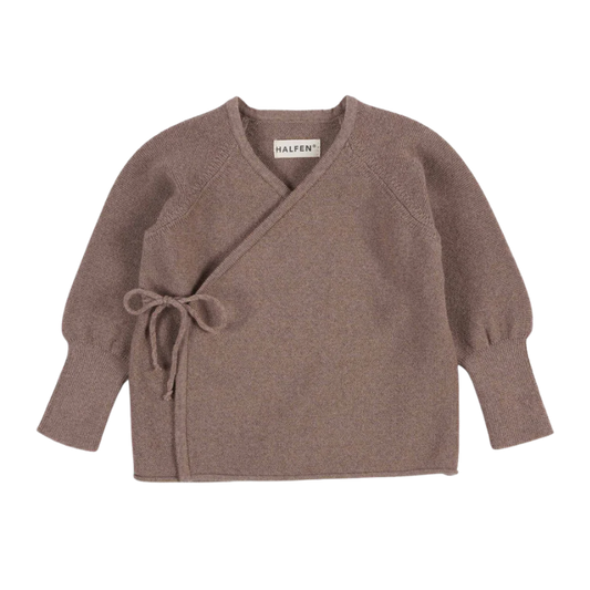 HALFEN wollen wikkelvestje - Noot