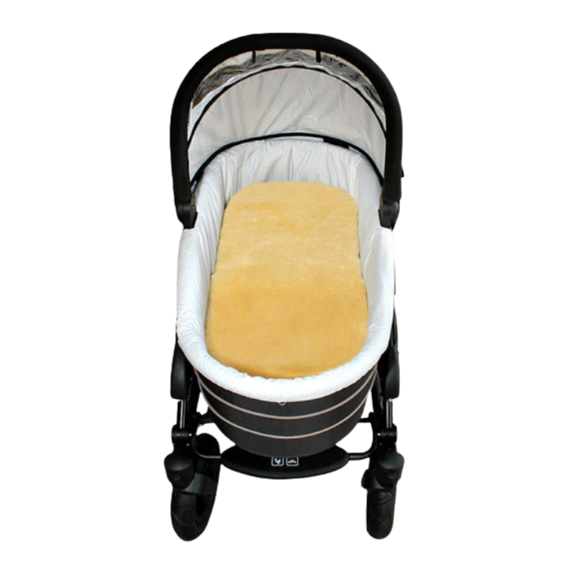 Heitmann Bright sheepskin stroller - Gold