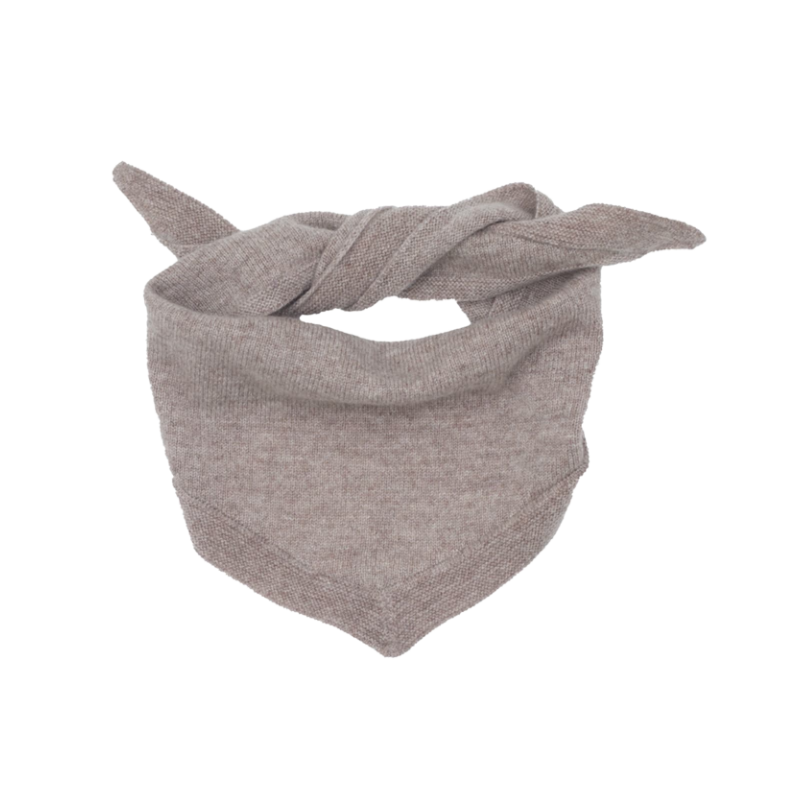 HOLMM. cashmere triangle scarf Foty - Toast