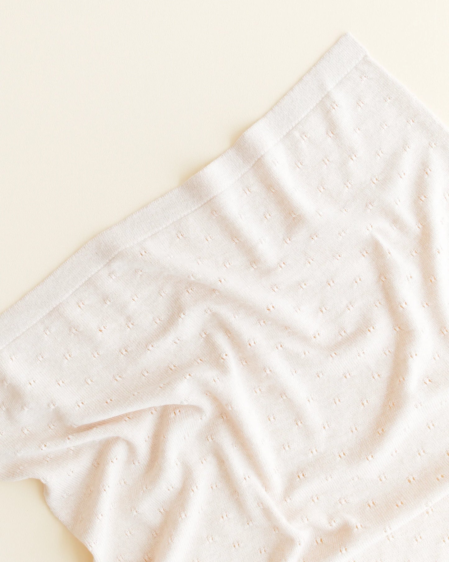 Hvid deken Bibi - Cream