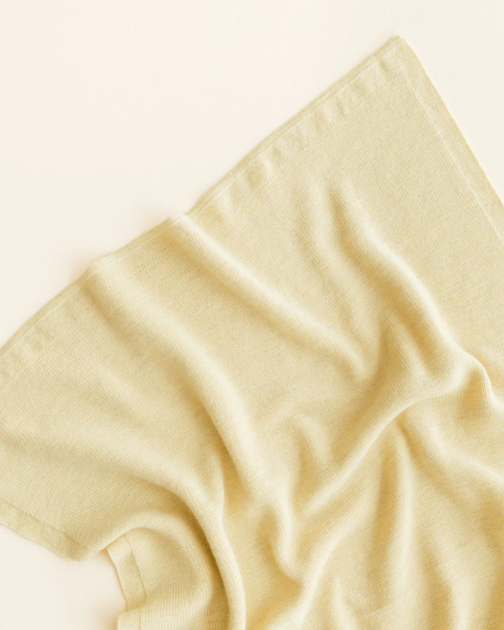 Hvid blanket Felix - Light yellow