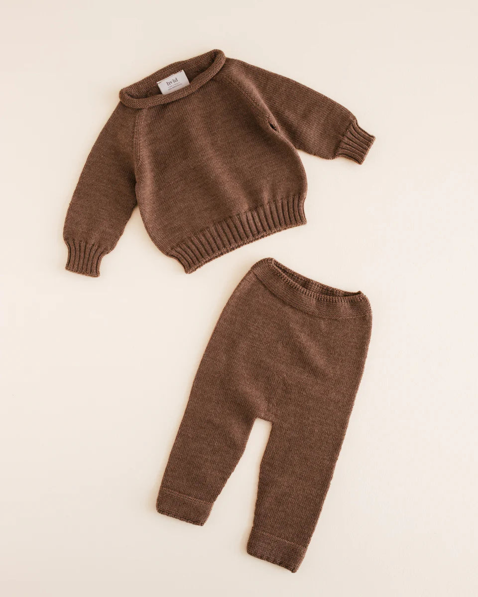 Hvid broekje Guido - Mocha