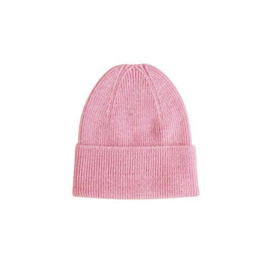 Hvid beanie Fonzie newborn AW25/26 - Cotton candy
