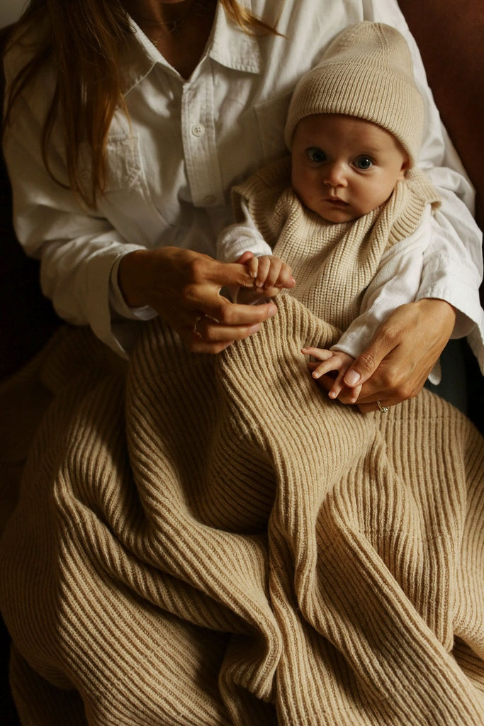 Hvid blanket Gaston AW25/26 - Beige