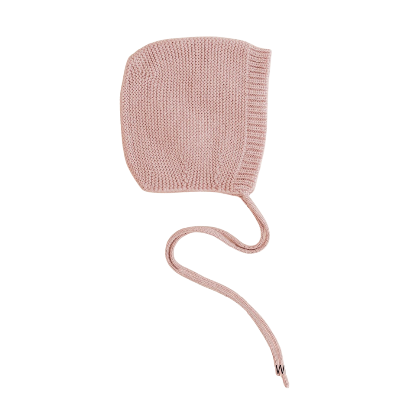Hvid strikmutsje Dolly AW25/26 - Powder