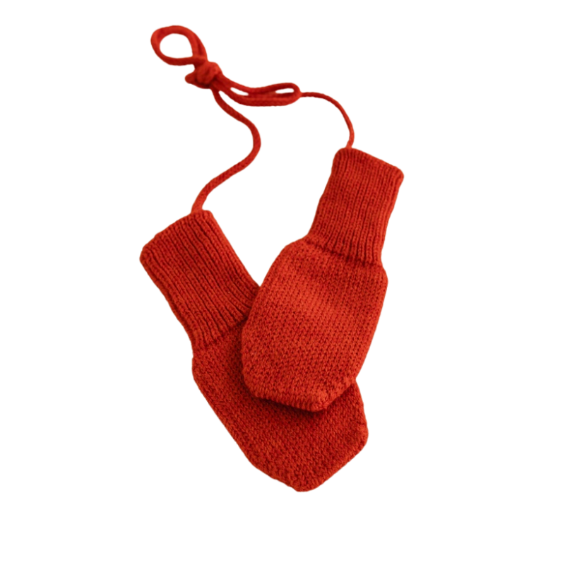 Hvid wantjes Fiza AW25/26 - Red