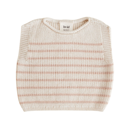 Hvid vest Harvey baby AW25/26 - Cream / Apricot