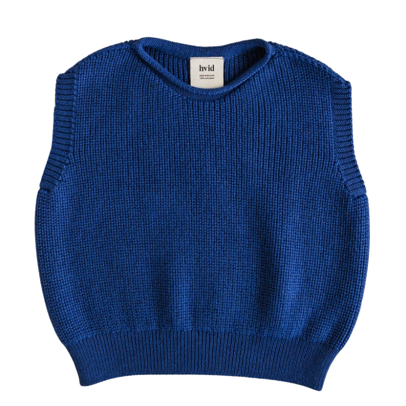 Hvid Harvey kids - Cobalt blue