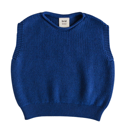 Hvid Harvey kids - Cobalt blue
