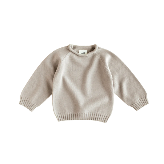Hvid sweater Georgette - Pebble