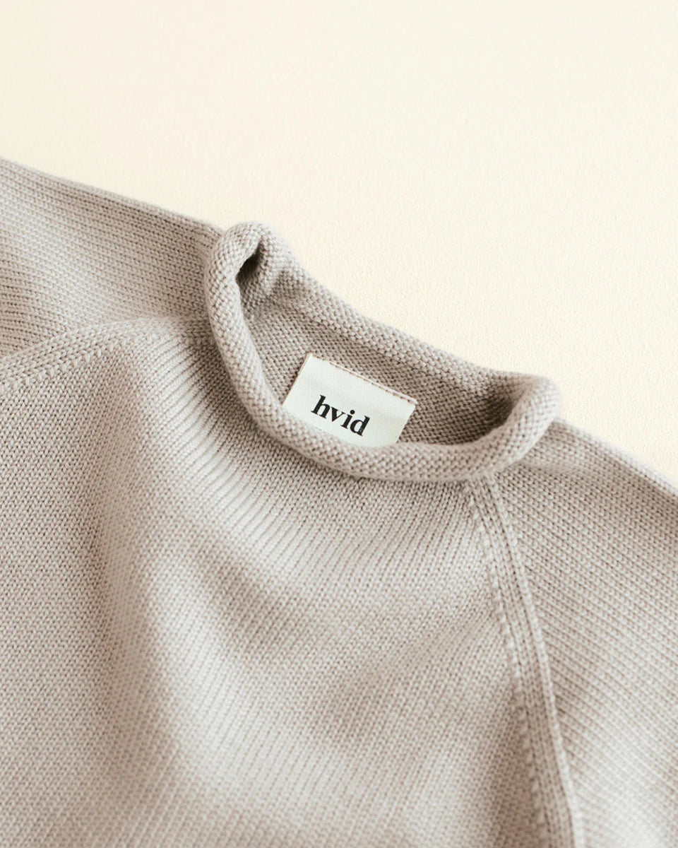 Hvid sweater Georgette - Pebble