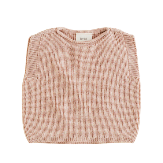 Hvid vest Harvey baby - Apricot