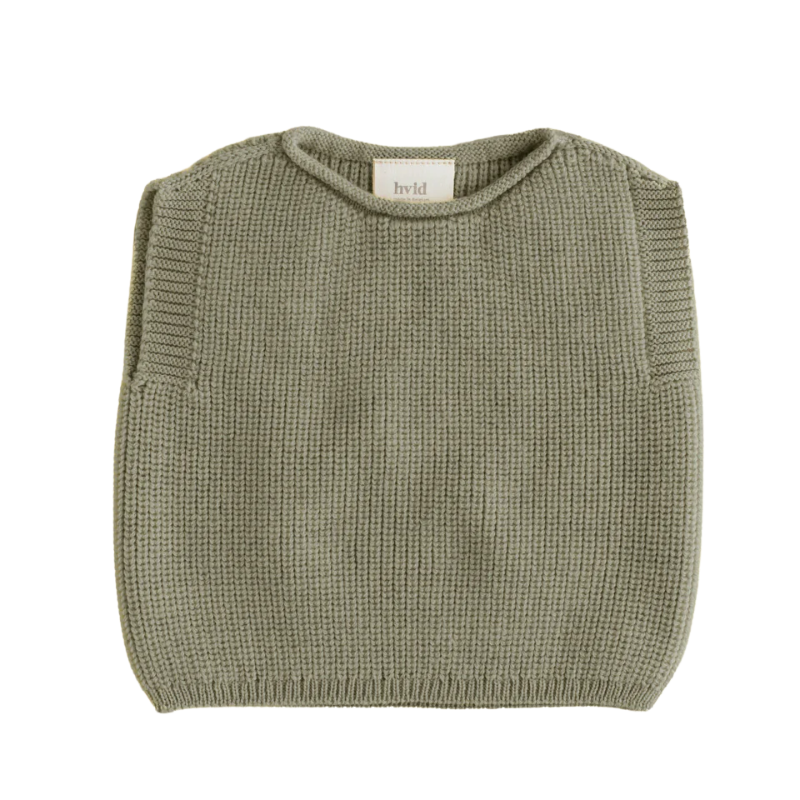 Hvid vest Harvey baby - Artichoke