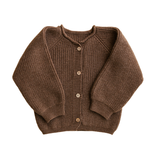 Hvid cardigan Inga - Mocha