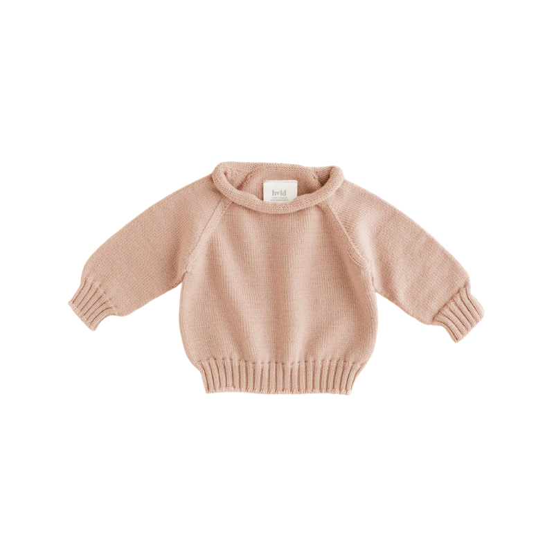 Hvid sweater Georgette - Apricot